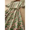 Vestido Floral de Seda, Vestido de Seda de Morera de Alta Gama, Nuevo Vestido Largo con Estampado de Platycodon Verano 2026 para Mujer
