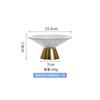 Adornos de Plato de Frutas de Lujo Ligero Moderno Sala de Estar Hogar Mesa de Centro Bandeja de Vidrio para Snacks Estilo Escandinavo Frutero de Vidrio Cristal