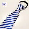 Corbata de Hombre Cremallera Novio Boda Roja 8cm Vestido Negocio Nudo Negro Libre Perezoso Fácil de Tirar Azul Corbata