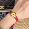 Novo Relógio de Cinto Fashion da Milisha Feminino Dourado Retrô Mostrador Pequeno Cinto Fino Relógio Compacto Comércio Exterior Atacado