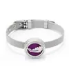 Pulsera de Aromaterapia Pulsera Hebilla para Aceite Esencial Hebilla de Acero de Titanio Reloj Ajustable con Pulsera Árbol de la Vida Fábrica Outlet