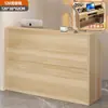 Balcão de Caixa Loja de Roupas Salão de Beleza Instituição de Treinamento Recepção Mesa de Bar Simples Moderna Luxo Leve Recepção Balcão de Recepção