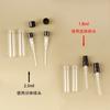 Em Estoque Frascos Pequenos para Decantar Perfume 2,5ml Transparente com Tampa de Encaixe Frascos de Vidro para Amostra de Perfume Frascos Spray de Cartão 1,8ml