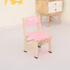 Silla de Jardín de Infancia Silla Infantil con Respaldo Escritorio y Silla de Plástico Aprendizaje en Casa Entrenamiento Silla Elevable Apilable Silla de Color