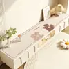 Tapete para mesa de mueble de TV, mantel largo, sensación de lujo ligero y alta gama, impermeable, se puede cortar a medida, zapatero, aparador de comedor, tapete protector para encimera