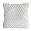 Almohada de Felpa Transfronteriza Funda de Almohada de Color Sólido Copo de Nieve Oficina Sofá Cintura Decoración del Hogar Cojín de Mesita de Noche