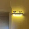Letrero Luminoso Personalizado para Puerta, Letrero de Número de Habitación de Hotel, Letrero Electrónico para Puerta, Letrero de Acrílico para Puerta de Bed & Breakfast KTV