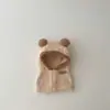 Bonitos y adorables gorros de otoño e invierno para niños, con diseño de poner, material de punto y una serie de dibujos animados, que brindan abrigo y protección para los oídos para bebés y niños pequeños.