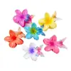 Novo Prendedor de Cabelo Borboleta Plumeria Transfronteiriço Amazon Cor de Doce Flor de Praia Prendedor de Cabelo Doce Acessório de Cabelo para Mulheres
