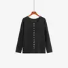 Cardigã de tricô fino simples com gola redonda para mulheres plus size, coleção outono 2026, roupas femininas tamanho grande, peça externa versátil e que emagrece 25061