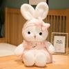 Comercio Exterior Vestido Lindo de Flores Conejo de Peluche Dibujo Animado Súper Lindo Conejo Calmante Muñeco Regalo de San Valentín Cumpleaños