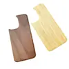 Corte CNC Serie iPhone 16 Proceso de Rebanado de Madera Maciza Funda para Teléfono Móvil Virutas de Madera Manzana 14 Diseño de Nicho 16Pro