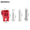Meroca Mango Pequeño de Tela Soporte para Manillar Faro Clip para Faro de Bicicleta Plegable Bicicleta Aleación de Aluminio Soporte de Luz Ajustable