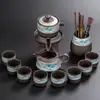 Juego de té automático de arcilla púrpura, cafetera de grafito conveniente, regalo de alta gama para reunión anual corporativa, evento de hotel de reunión anual