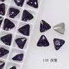 Diamante para Unhas Dongzhou 8mm Ponta Triangular Fundo Plano Diamante Colorido Diamante de Formato Especial Acessórios para Joias DIY Novo Adesivo de Unha com Diamante