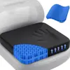 Cojines de gel para asiento al por mayor, almohadillas de silicona para asiento, almohadillas enfriadoras para asiento de coche, cojines para silla de oficina y hogar, almohadillas enfriadoras para sentarse durante mucho tiempo
