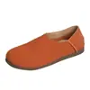 Zapatos Birkenstock retro cómodos sin cordones 2026 nuevos versátiles de corte bajo color liso punta redonda zapatos planos zapatos perezosos