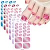 Zhengxiang Nuevo Estilo Pegatinas Brillantes para Uñas de Cebolla Pura Pegatinas para Uñas de los Pies Pegatinas para Uñas de los Pies Ojo de Gato Degradado Pegatinas Blancas Impermeables para Manicura de Pies