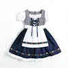 Roupas coloridas para meninas, Vestido Dirndl, traje étnico bávaro infantil para festival, fornecimento transfronteiriço
