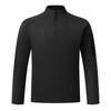 Moletom Masculino Dijia Estilo Igual Meio Zíper Gola Alta Manga Longa Tecido Roupas de Trabalho Urbanas Top Casual para Uso Externo Camisa Base