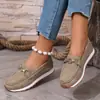 Nuevos Zapatos de Mujer Otoño 2026 Mocasines de Suela Gruesa Suela Suave Parte Superior Suave Zapatos de Madre Cómodos Transpirables Slip-on Zapatos de Mujer