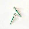 Nueva oferta especial: Pendientes de moda de acero inoxidable de lujo ligero personalizados, acero de titanio, alta calidad, conservan el color, versátiles, diseño unisex