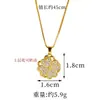 Collar de Trébol de Cuatro Hojas de Moda con Chapado en Oro de 18 Quilates, Estilo Japonés, Coreano, Europeo y Americano, Set de Anillos para Mujer, Pendientes, Artículos de Joyería Más Vendidos