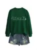 Gentileza é grátis Amazon eBay site independente moletom casual confortável feminino gola redonda manga longa para comércio exterior