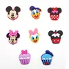 Mickey Pato Donald Patch Macio de PVC Decoração para Capa de Celular Boneco Acessórios Planos Acessórios para Joias DIY Venda por Atacado