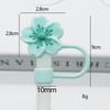 En Stock 8-10mm Flor de Begonia Tapa de Popote Cubierta Antipolvo Tapa de Popote de Flor Stanley Tapa de Popote de Flor de Begonia de Silicona