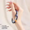 Exquisito Diseño de Pulsera de Doble Círculo de Cristal, Pulsera de Piedras Preciosas de Equilibrio de los Cinco Elementos, Joyería de Perlas Ligeras, Accesorio de Mano para Mujer, Regalo para Mejor Amiga