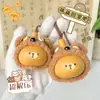 Colgante de Calabaza Natural Llavero Sombrero de Oso Hecho a Mano Colgante para Funda de Teléfono Venta al por Mayor