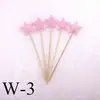 Inserts Decorativos Brillantes para Pastel Estrella de Cinco Puntas Corona Corazón Bandera Inserts Decoración para Hornear Postre Boda