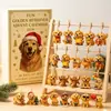 Calendario de Adviento Navideño Temático de Mascotas 2026 Caja Sorpresa Caja de Regalo para Amantes de los Perros Adorno para Árbol de Navidad