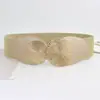 Venta Caliente Transfronteriza Cinturón para Mujer Elástico Elástico Hebilla Metálica Accesorios Vestido Abrigo Cinturón Sello de Cintura Mujer Venta al por Mayor
