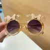 Gafas de Sol Estilo Lazo Colorido para Niños Gafas de Sol de Estrella Moda para Niñas Gafas Lindas con Puntos de Estrella Gafas Anti-UV