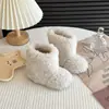 Zapatos de Algodón para Niños de 3-6-8 Años Zapatos Cálidos para Bebé Zapatos Peludos para Niñas Botas de Algodón Cálidas de Invierno Zapatos Antideslizantes para Niños
