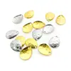 Accesorios para equipo de pesca Luya lentejuelas ruidosas pieza de gota de agua lentejuelas metálicas señuelo superficie de pozo brillante dorado plateado