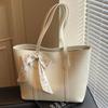 Bolsa Simples Feminina de Grande Capacidade Bolsa Feminina 2025 Verão Novo Moda Tendência Versátil Bolsa de Ombro Bolsa Tote Celebridade da Internet