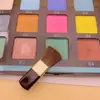 Explosiones directas de fábrica brocha de maquillaje pelo de caballo brocha para colorete brocha plana se puede personalizar accesorios de maquillaje precio grande excelente