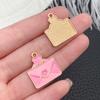 30 acessórios de pingente rosa para o dia dos namorados, varinha mágica, castelo, amor, rosa, faça você mesmo, brincos, pulseira, acessórios