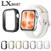 Adequado para capa protetora Huawei Watch FIT5/FIT5 PRO, capa integrada cravejada de diamantes, capa protetora de relógio anti-queda