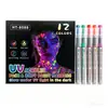 Plumón fluorescente UV, tinta de desarrollo propio, apto para múltiples medios, pintura corporal, bolígrafo para ambiente de bar, de bola