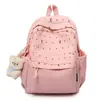 2026 Nueva Moda Lunares Casual Linda Mochila Escolar para Estudiantes de Secundaria y Preparatoria Mochila Simple Ligera Bolsa para Estudiantes