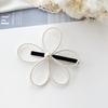 Corea del Sur Zhang Yuanying con Horquilla de Flor de Perla Pétalos Huecos Clip de Pico de Pato Accesorios para el Cabello de Grupo para Mujer Clip para Flequillo Francés