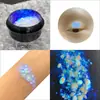 Accesorios para Uñas Arte Dreamy Ice Crystal Opal Cloud Polvo Brocado Iridiscente Super Brillante Polvo de Brillo Polvo Aurora Pegatinas para Uñas Ultra Brillantes Decoración