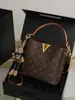 Bolso de cubo popular de moda versátil de gran capacidad para mujer, bolso de mano clásico versátil para mujer, Golden Fox