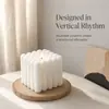 Cubo de Rubik Transfronterizo Vela Aromática Recuerdo Regalo Venta al por Mayor Cera de Soja Adorno Geométrico Blanco Fragancia de Vela