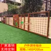 Estructura de escalada para jardín de infantes Equipamiento de juego exterior para niños Combinación de tobogán grande de madera Juguetes de escalada de madera maciza para exteriores
