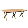 Mesa Dobrável para Acampamento ao Ar Livre Mesa Portátil Tipo Rolo de Ovo Mesa de Churrasco Piquenique Piquenique Churrasco Mesa Tudo-em-Um Casa
